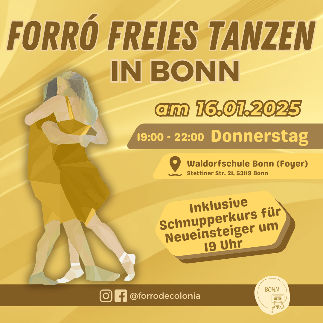 Forró Freies Tanzen in Bonn am 16.01.2025